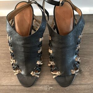 Coach Heel Sandals